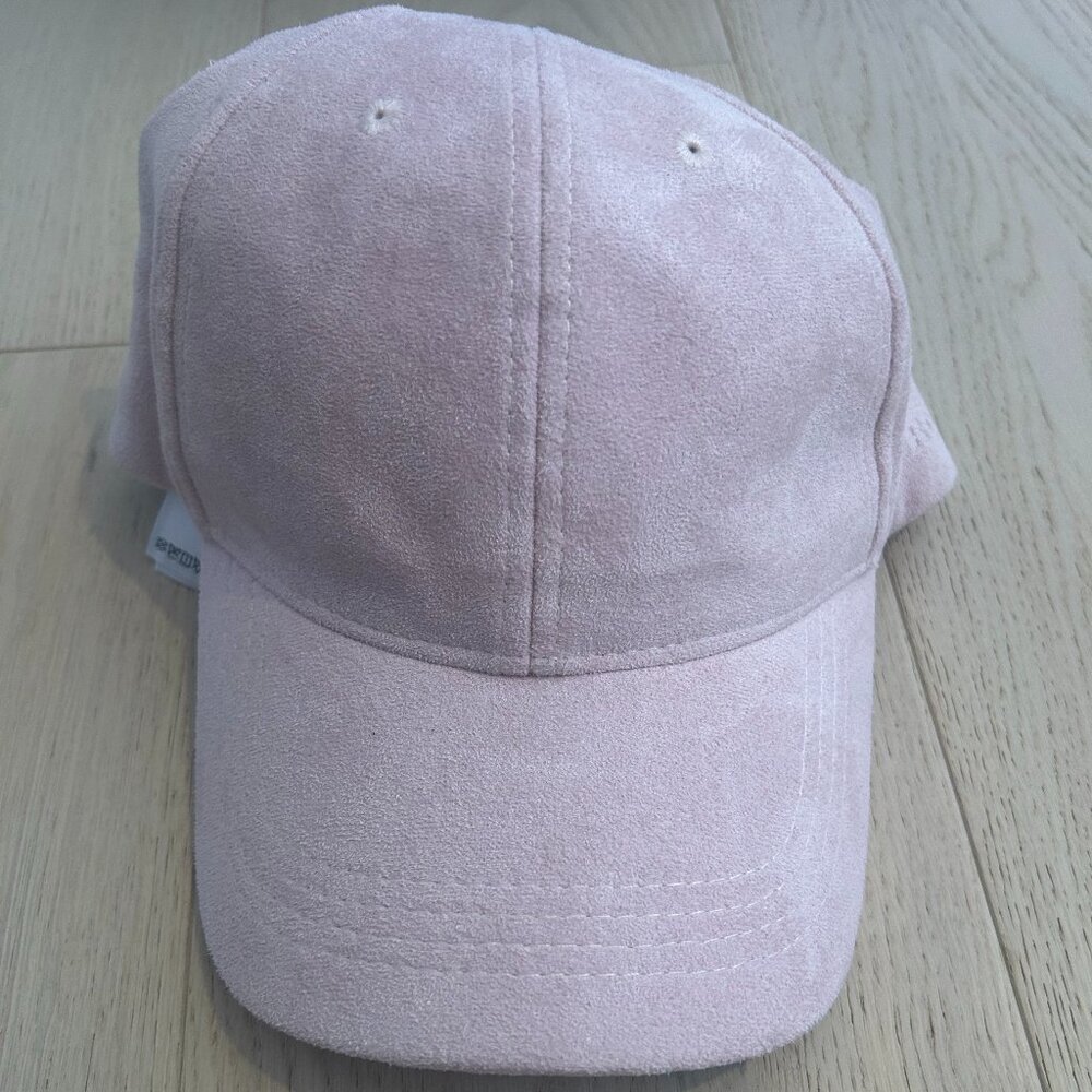 Roots Suede Pink Adjustable Baseball Hat